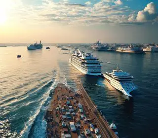 transatlânticos em Belém