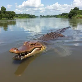 jacaré Canal da Pirajá