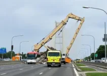 desmontagem de passarela