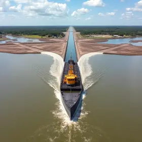 dragagem do Canal São Joaquim