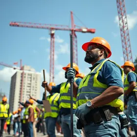 trabalhadores da construção civil de Belém