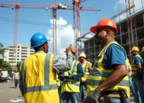 trabalhadores da construção civil de Belém